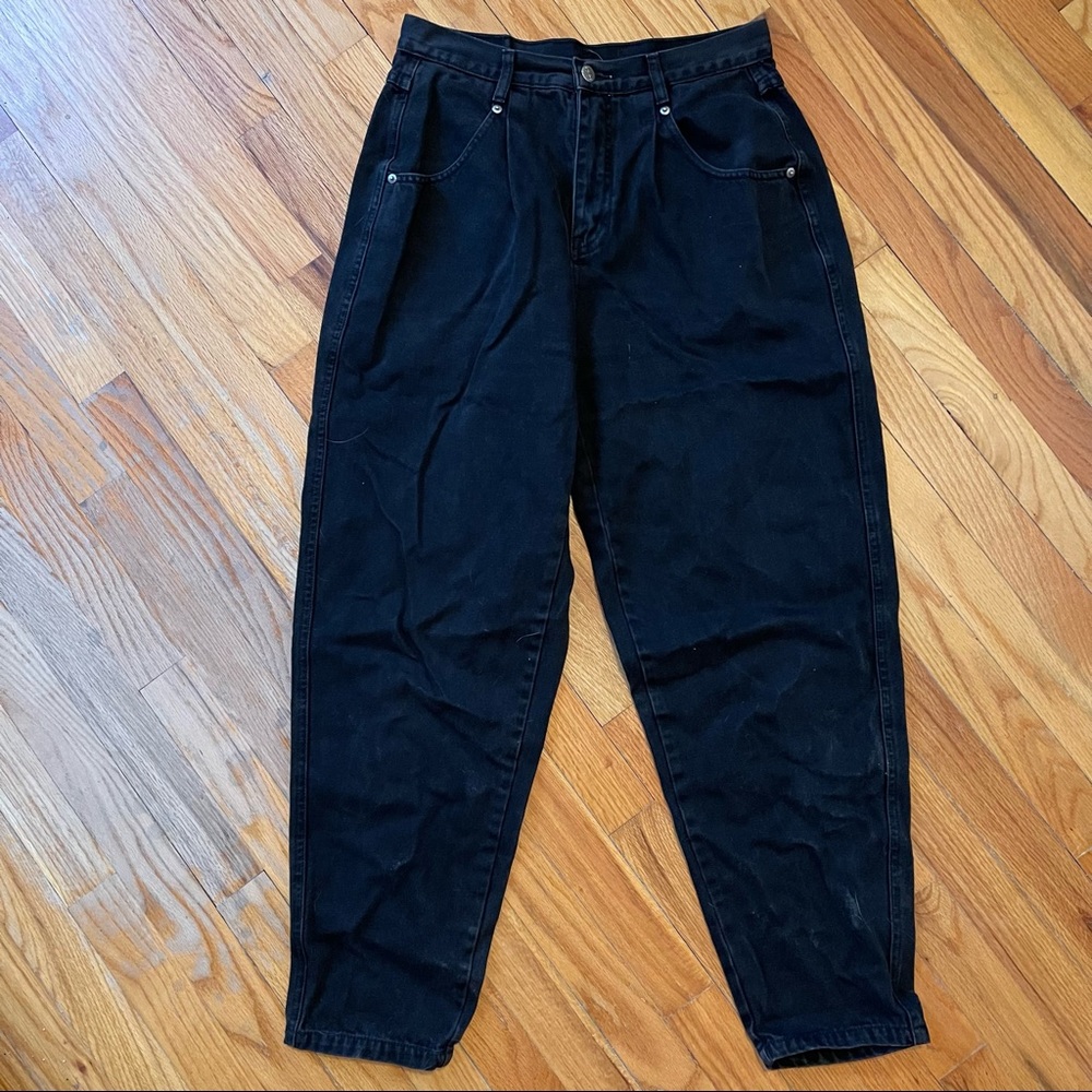 Brittania Jeans VINTAGE LIKE NEW Black w/ pleats